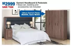 Headboard & Pedestals