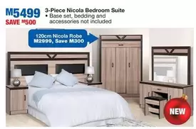 3-Piece Nicola Bedroom Suite