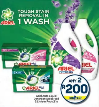 Ariel - Auto Liquid Detergent or Pods
