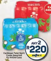 Caribbean -  Twist Spirit Cooler Assorted