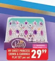 Crown - CROWN & EARRINGS PLAY SET