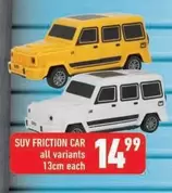 SUV FRICTION CAR