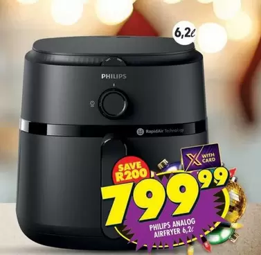 Philips - ANALOG AIRFRYER 6,2l