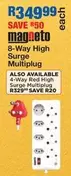 8-Way High Surge Multiplug