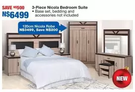 3-Piece Nicola Bedroom Suite