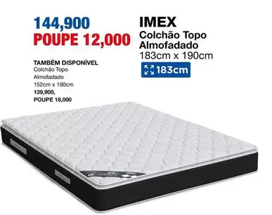 Colchão Topo Almofadado