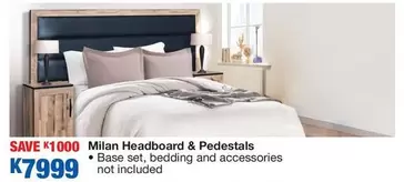 Headboard & Pedestals