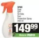 Spar - SPF 50 Kids Sun Protection Spray