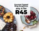 Gourmet -  Topped Ring Doughnuts