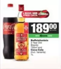 Coca cola - 3 Year Old Brandy and Coca-Cola
