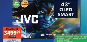 JVC - QLED Android TV 43"
