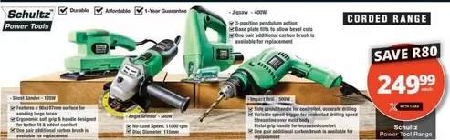 Comfort - Power Tool Range