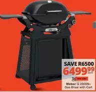 weber - Q 2800N+ Gas Braai with Cart