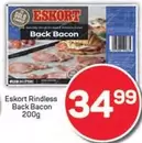 Eskort - Rindless Back Bacon