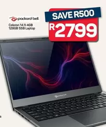 Packard Bell - Celeron 14.1i 4GB 128GB SSB Laptop