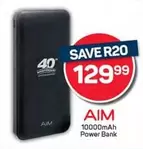 Aim - 10000mAh Power Bank