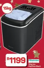 Hisense - 15kg Ice Machine Black