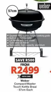 weber - Compact/Master Touch Kettle Braai