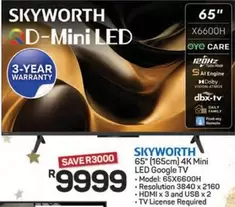 Skyworth - 4K Mini LED Google TV