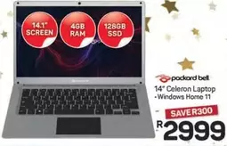 Packard Bell - 14" Celeron Laptop