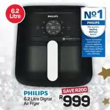 Philips - 6.2 Litre Digital Air Fryer