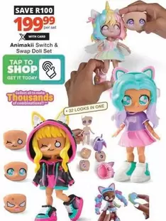 Switch -  & Swap Doll Set