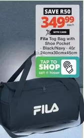 FILA - Tog Bag with Shoe Pocket