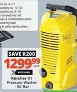 K1 Pressure Washer