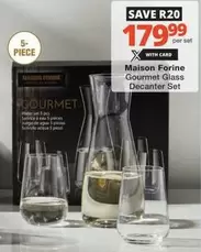 Gourmet -  Glass Decanter Set