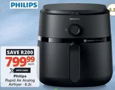 Philips - Rapid Air Analog Airfryer