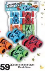 Double Sided Stunt Car 4-Piece