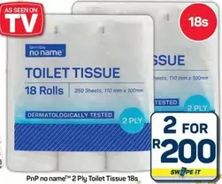 2 Ply Toilet Tissue 18s