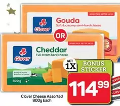 Clover - Gouda or Cheddar