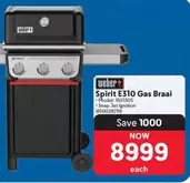 weber - Spirit E310 Gas Braai