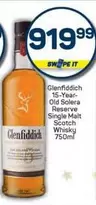 glenfiddich - 15-Year-Old Solera Reserve Single Malt Scotch Whisky 750ml