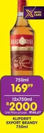 Klipdrift - EXPORT BRANDY