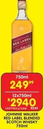 Johnnie Walker - RED LABEL BLENDED SCOTCH WHISKY
