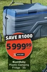 Plastic Camping Fridge - 35l