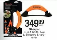 Sharp - 3-In-1 Knife, Axe & Scissors ener