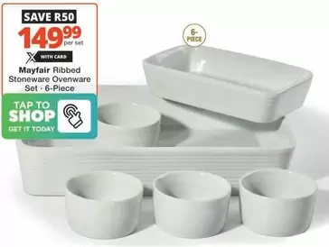 Stoneware - Ribbed Ovenware Set