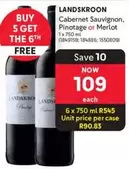 Landskroon - Cabernet Sauvignon, Pinotage or Merlot