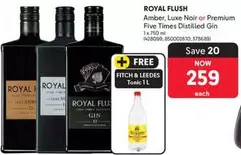 Royal - Amber, Luxe Noir or Premium Five Times Distilled Gin