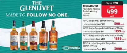 The Glenlivet - Founder's Reserve Scotch Whisky