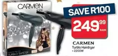 Carmen - Turblo Hairdryer