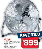 Aim - 45cm High Velocity Fan