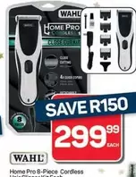 Wahl - Home Pro 8-Piece Cordless Hair Clipper Kit Each