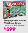 Classic or South Africa Board Games