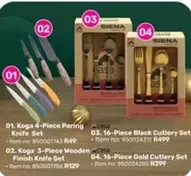 Finish - 4-Piece Paring Knife Set