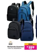 Backpacks Assorted