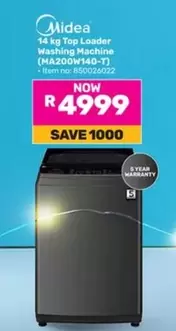 14 kg Top Loader Washing Machine (MA200W140-T)